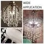 PH PandaHall 300pcs 3 Size Chandelier Connectors Clips Pins Lamp Metal Hanger Pins Connectors for Fastening Crystals Parts Chandelier Replacements, Platinum & Golden PH PandaHall 300pcs 3 Size Chandelier Connectors Clips Pins Lamp Metal Hanger Pins Connectors for Fastening Crystals Parts Chandelier Replacements, Platinum & Golden