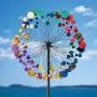 Bits and Pieces - Metallic Kaleidoscope Wind Spinner - Garden Décor - Weather Safe Finish Makes for Great Addition to Your Garden, Lawn or Patio Bits and Pieces - Metallic Kaleidoscope Wind Spinner - Garden Décor - Weather Safe Finish Makes for Great Addition to Your Garden, Lawn or Patio