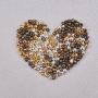 PH PandaHall 2700pcs 3 Color 5 Size Smooth Round Spacer Beads Tiny Metal Beads for Jewelry Making Supplies (Golden, Silver, Antique Bronze)
