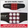 SEDY Magnetic Parts Tray Set, 3-Pieces Magnetic Tool Holders with Magnetic Wristband, MGSS Stainless Steel/Strong Magnet, Hold Any Metal Parts Like Socket Screw Nuts Bolts
