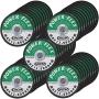 50 Pack 4 1/2 Inches x 1/16 Inches x 5/8 Inches Premium Cut Off Wheels - For Cutting all Ferrous Metals and Stainless Steel