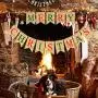 Jolik Burlap Merry Christmas Banner with Snowflakes - Christmas Burlap Banner Decoration for Home Christmas Decor Jolik Burlap Merry Christmas Banner with Snowflakes - Christmas Burlap Banner Decoration for Home Christmas Decor