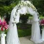 BalsaCircle White Decorative Metal Wedding Arch for Ceremony Outdoor Indoor Bridal Party Photo Booth Decorations BalsaCircle White Decorative Metal Wedding Arch for Ceremony Outdoor Indoor Bridal Party Photo Booth Decorations