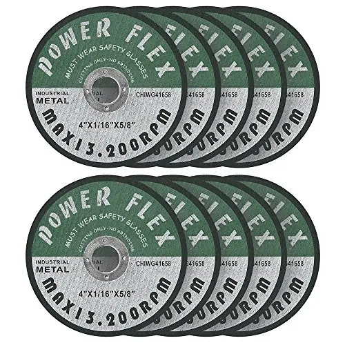10 Pack - Cut Off Wheel 4 x 1/16 x 5/8 - for Cutting All Ferrous Metal and Steel 10 Pack - Cut Off Wheel 4 x 1/16 x 5/8 - for Cutting All Ferrous Metal and Steel