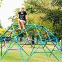 Plum PHOBOS Climbing Dome - Fun Geometric Childrens Dome Climber - Perfect Kids Playground Addition - Teal/Purple Color