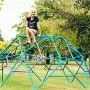 Plum PHOBOS Climbing Dome - Fun Geometric Childrens Dome Climber - Perfect Kids Playground Addition - Teal/Purple Color Plum PHOBOS Climbing Dome - Fun Geometric Childrens Dome Climber - Perfect Kids Playground Addition - Teal/Purple Color