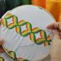 Caydo 12 Pieces 6 Inch Embroidery Hoops Set Bulk Bamboo Circle Cross Stitch Hoop Round Ring