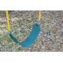 Jungle Gym Kingdom 2 Pack Swings Seats Heavy Duty 66'' Chain Plastic Coated - Playground Swing Set Accessories Replacement Snap Hooks (Green)