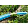 PLG Garden Hose Repair Connector with Clamps,Green,2 Male + 2 Female