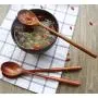 Wooden Spoons, 6 Pieces 9 Inch Wood Soup Spoons for Eating Mixing Stirring, Long Handle Spoon with Japanese Style Kitchen Utensil, ADLORYEA Eco Friendly Table Spoon Wooden Spoons, 6 Pieces 9 Inch Wood Soup Spoons for Eating Mixing Stirring, Long Handle Spoon with Japanese Style Kitchen Utensil, ADLORYEA Eco Friendly Table Spoon