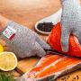 NoCry Cut Resistant Gloves - Ambidextrous, Food Grade, High Performance Level 5 Protection. Size Medium, Complimentary Ebook Included