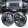 Xprite 7'' Inch CREE LED Headlights with High/Low Beam, Plug & Play, Halo DRL Round Headlamps DOT Approved for 1997-2018 Jeep Wrangler JK LJ CJ TJ Hummber H1 H2 Xprite 7'' Inch CREE LED Headlights with High/Low Beam, Plug & Play, Halo DRL Round Headlamps DOT Approved for 1997-2018 Jeep Wrangler JK LJ CJ TJ Hummber H1 H2