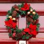 Tatuo 5 Pieces Metal Wreath Frame Ring Round DIY Macrame Floral Crafts Wire Wreath Form Christmas Decoration Door Craft (Deep Green, 16 Inch, 14 Inch, 12 Inch, 8 Inch)