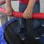 Skywalker Trampolines Mini Trampoline with Enclosure Net, 60 - Inch, Blue