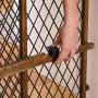 Evenflo Position & Lock Baby Gate, Pressure-Mounted, Farmhouse Collection