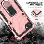 Military Grade for iPhone 8 Case iPhone 7 Case iPhone SE 2020 Metal Rotating Ring with Kickstand Holder Armor Heavy Duty Shockproof Drop Protective Cover for iPhone 8/7/SE 2020 Phone Case (Rose Gold)