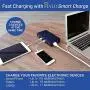 HALO Bolt 58830 mWh Portable Phone Laptop Charger Car Jump Starter with AC Outlet and Car Charger - Blue Graphite