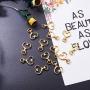 WANDIC Heart Shape Clasp, 50 Pcs Metal Lobster Claw Clasps Swivel Snap Hook for Keychains, Bags, Jewelry Making