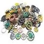 Czorange 100 Gram Mixed Color DIY Metal Steampunk Gears Charms Pendant Clock Watch Wheel Gear for Crafting Jewelry Making Accessory Czorange 100 Gram Mixed Color DIY Metal Steampunk Gears Charms Pendant Clock Watch Wheel Gear for Crafting Jewelry Making Accessory