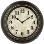 45Min 18-Inch Retro Wall Clock, Silent Non-Ticking Round Home Decor Wall Clock with Arabic Numerals 45Min 18-Inch Retro Wall Clock, Silent Non-Ticking Round Home Decor Wall Clock with Arabic Numerals