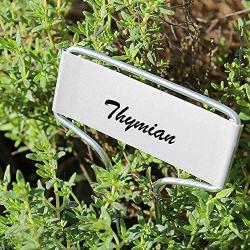 30PCS Metal Garden Plant Labels Plant Tags, Metal Garden Markers, Copper Garden Labels Plant Markers Tags Reusable Weatherproof Rainproof Garden Plant Labels, 4 inch&6inch