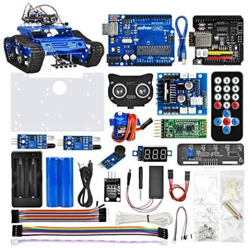 KOOKYE Robot Car Electronics Parts Kit for Arduino Raspberry Pi Tank Platform Chassis (Electronic Parts Kit V2.0)