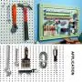 100 Pack 2 inch Metal Pegboard Hooks fits 1/8 or 1/4 inch Pegboard and Slatwall Holes, 1/8 inch Diameter PEG Board Pegboard Shelving Hooks for Garage, Kitchen, Craft Shop, Retail Shop, Office 100 Pack 2 inch Metal Pegboard Hooks fits 1/8 or 1/4 inch Pegboard and Slatwall Holes, 1/8 inch Diameter PEG Board Pegboard Shelving Hooks for Garage, Kitchen, Craft Shop, Retail Shop, Office