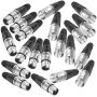 Neewer 20-Piece 3 Pin XLR Solder Type Connector - 10 Male and 10 Female Plug Cable Connector Microphone Audio Socket, Made of Zinc Alloy for High Conductivity and Ultra-low Noise (Metal End)
