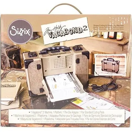 Sizzix Tim Holtz Vagabond 2 Electric Die Cutting Machine 660855, 6'' (15.24cm) Opening, 6 in (15.24 cm) Sizzix Tim Holtz Vagabond 2 Electric Die Cutting Machine 660855, 6'' (15.24cm) Opening, 6 in (15.24 cm)