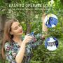 VIVOSUN 1-Pack Gardening Hand Pruner Pruning Shear with Titanium Coated Curved Precision Blades