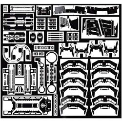 Modify Metal Parts Armor Upgrade, Detail Etching Fits Bandai Hobby 1/100 MG MS-06R ZAKU II Gundam Scale Model KIT