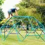 Plum PHOBOS Climbing Dome - Fun Geometric Childrens Dome Climber - Perfect Kids Playground Addition - Teal/Purple Color Plum PHOBOS Climbing Dome - Fun Geometric Childrens Dome Climber - Perfect Kids Playground Addition - Teal/Purple Color