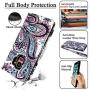 Mefon Galaxy S9 Wallet Case Leather Detachable, Durable Slim, Enhanced Magnetic Closure, with Wrist Strap, Card Slot, Kickstand, Luxury Flip Folio Phone Cases for Samsung Galaxy S9 5.8 (Phoenix)