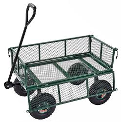 Sandusky Lee CW3418 Muscle Carts Steel Utility Garden Wagon, 400 lb. Load Capacity, 21-3/4'' Height x 34'' Length x 18'' Width