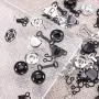 50 Pairs 3 Styles Skirt Hooks and Eyes Sewing Hook, Sewing Snaps Clothing Fixing Tools with Metal Snaps Buttons Fasteners Press Studs for Trousers Skirt Dress Bra Sewing DIY Crafting, 2 Colors 50 Pairs 3 Styles Skirt Hooks and Eyes Sewing Hook, Sewing Snaps Clothing Fixing Tools with Metal Snaps Buttons Fasteners Press Studs for Trousers Skirt Dress Bra Sewing DIY Crafting, 2 Colors