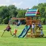 Beach Front All Cedar Wooden Swing Set Beach Front All Cedar Wooden Swing Set