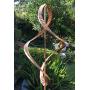 Stanwood Wind Sculpture Kinetic Copper Dual Helix Spinner