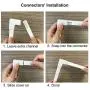 One-Cord Channel Cable Concealer - CMC-03 Cord Cover Wall Cable Management System - 125'' Cable Hider Raceway Kit for a Power Cord, Ethernet Cable, Speaker Wire - 8X L15.7in, W0.59in H0.4in, White One-Cord Channel Cable Concealer - CMC-03 Cord Cover Wall Cable Management System - 125'' Cable Hider Raceway Kit for a Power Cord, Ethernet Cable, Speaker Wire - 8X L15.7in, W0.59in H0.4in, White