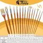 Artify 15 pcs Professional Paint Brush Set Perfect for Oil Painting with a Free Carrying Box Artify 15 pcs Professional Paint Brush Set Perfect for Oil Painting with a Free Carrying Box