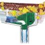 The Gutter Guard - Wedge Eliminates Downspout Pipe Clogs from Leaves and Debris - 2-Pack (2 Pack, Green)