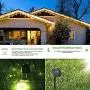 BHCLIGHT Solar String Lights Outdoor, Upgraded 200 LED Waterproof Solar Lights with Bigger Solar Panel, Solar Fairy Lights Outdoor Decoration for Garden, Yard, Patio, Lawn -Warm White (Copper Wire)