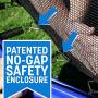 Skywalker Trampolines 8-Foot Jump N’ Dunk Trampoline with Enclosure Net– Basketball Trampoline