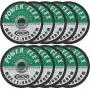 4 1/2 Inch x 1/16 Inch x 7/8 Inch Premium Cut Off Wheels - 10 pack, For Cutting all Ferrous Metals and Stainless Steel 4 1/2 Inch x 1/16 Inch x 7/8 Inch Premium Cut Off Wheels - 10 pack, For Cutting all Ferrous Metals and Stainless Steel