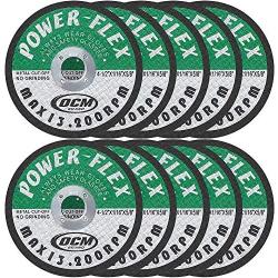 4 1/2 Inch x 1/16 Inch x 5/8 Inch Premium Cut Off Wheels - 10 PACK -, For Cutting all Ferrous Metals and Stainless Steel