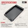 Weber 7658 Grill Griddle for Spirit Grills, Black