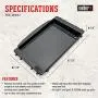 Weber 7658 Grill Griddle for Spirit Grills, Black Weber 7658 Grill Griddle for Spirit Grills, Black