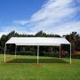 VINGLI 10 x 20 Heavy Duty Carport Car Canopy Elegant Simplicity Style Park, Anti UV Waterproof, Upgraded Steady Steel Panels and Parts,Versatile Garage Vehicle Shelter, White