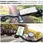 Tiakia Bike Phone Mount - Universal Motorcycle Mount Anti Shake & 360° Rotation, Face & Touch ID Bicycle Phone Holder Compatible with Samsung Galaxy S9/S8 Plus / Google Pixel / iPhone (Black + orange)