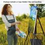 Easel Stand IMAGE Aluminum Metal Tripod Field Easel Adjustable Height 21 to 66 Inches Lightweight and Durable Artist Easel with Portable Bag for Floor/Table-Top Drawing and Displaying