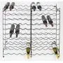 Sorbus Wine Rack Free Standing Floor Stand - Racks Hold 100 Bottles of Your Favorite Wine - Large Capacity Elegant Wine Storage for Any Bar, Wine Cellar, Kitchen, Dining Room, etc